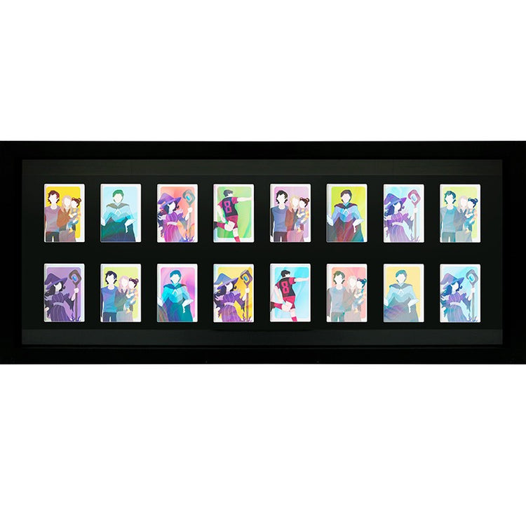 Trading Card Collector Frame - 16 Card Positions (Black)