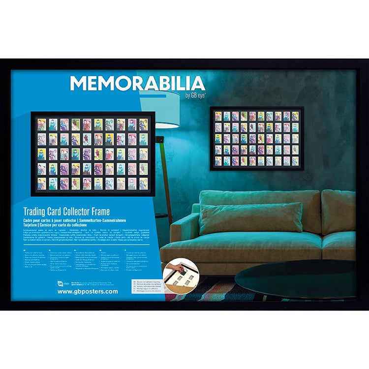 Trading Card Collector Frame - 50 Card Positions (Black)