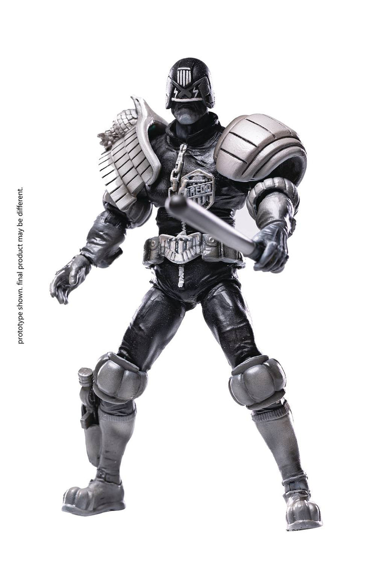 Judge Dredd (Black & White) Exquisite Mini 1/18 Scale Action Figure