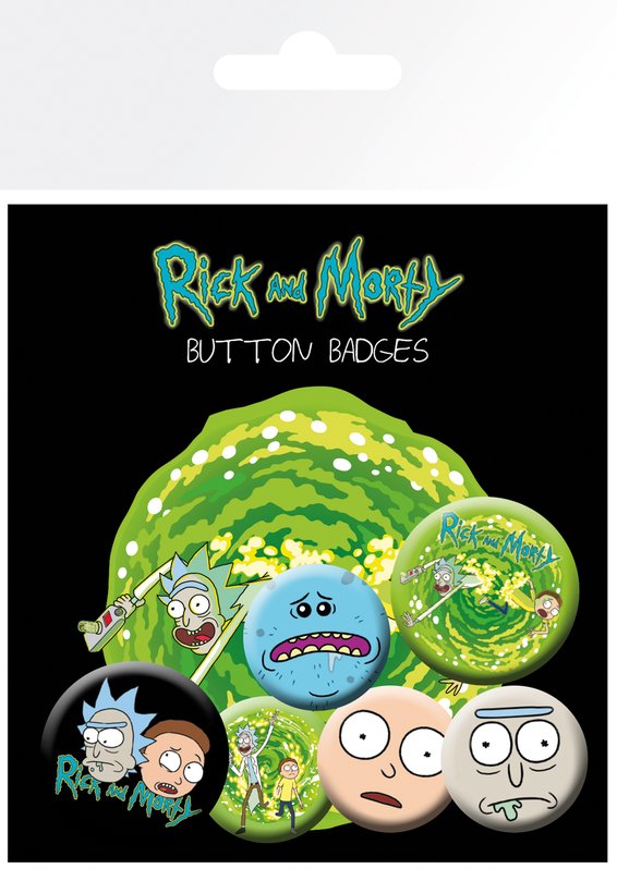 Rick & Morty: Characters Badge Pack
