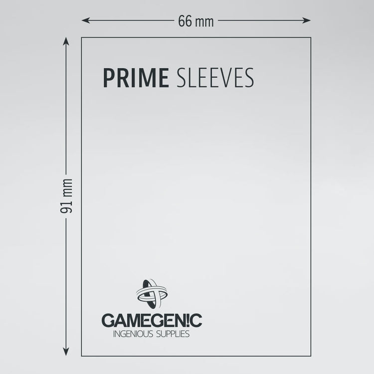 Gamegenic Prime Double Sleeving Pack - Standard Size - Black (80)