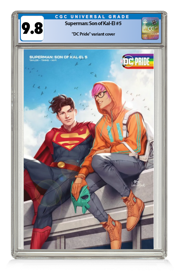 Superman: Son of Kal-El #5 DC Pride Variant Cover CGC 9.8