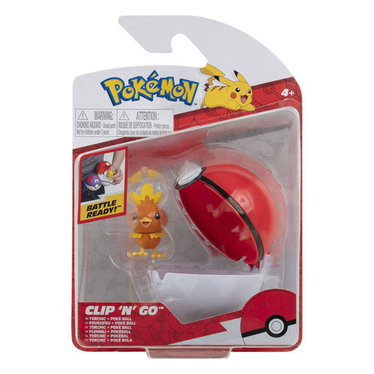 Pokémon Clip 'n' Go Poké Ball & Figure: Torchic