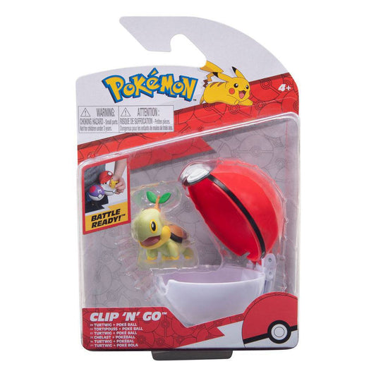 Pokémon Clip 'n' Go Poké Ball & Figure: Turtwig